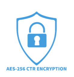 AES-256 CTR encryption